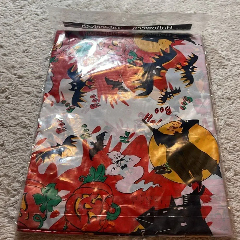NEW vintage Halloween tablecloth